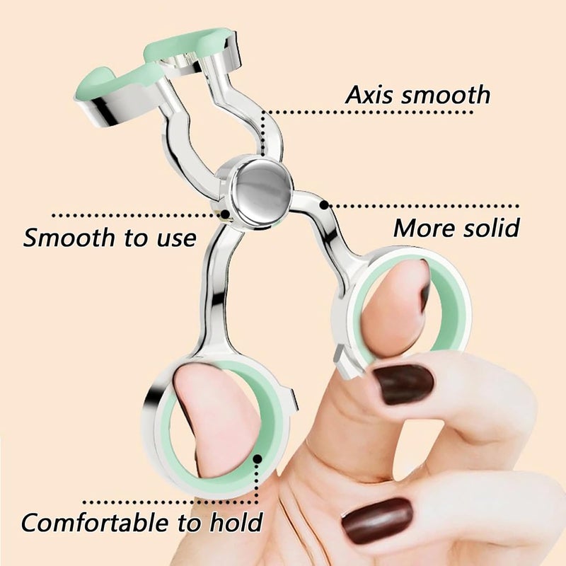 MUQING Daily Contact Lens Wearing Aids - Soft Silicone Remover and Insertion Tool Set Includes Tweezers, Case and Plunger Suction Cup (Green) - Image 4